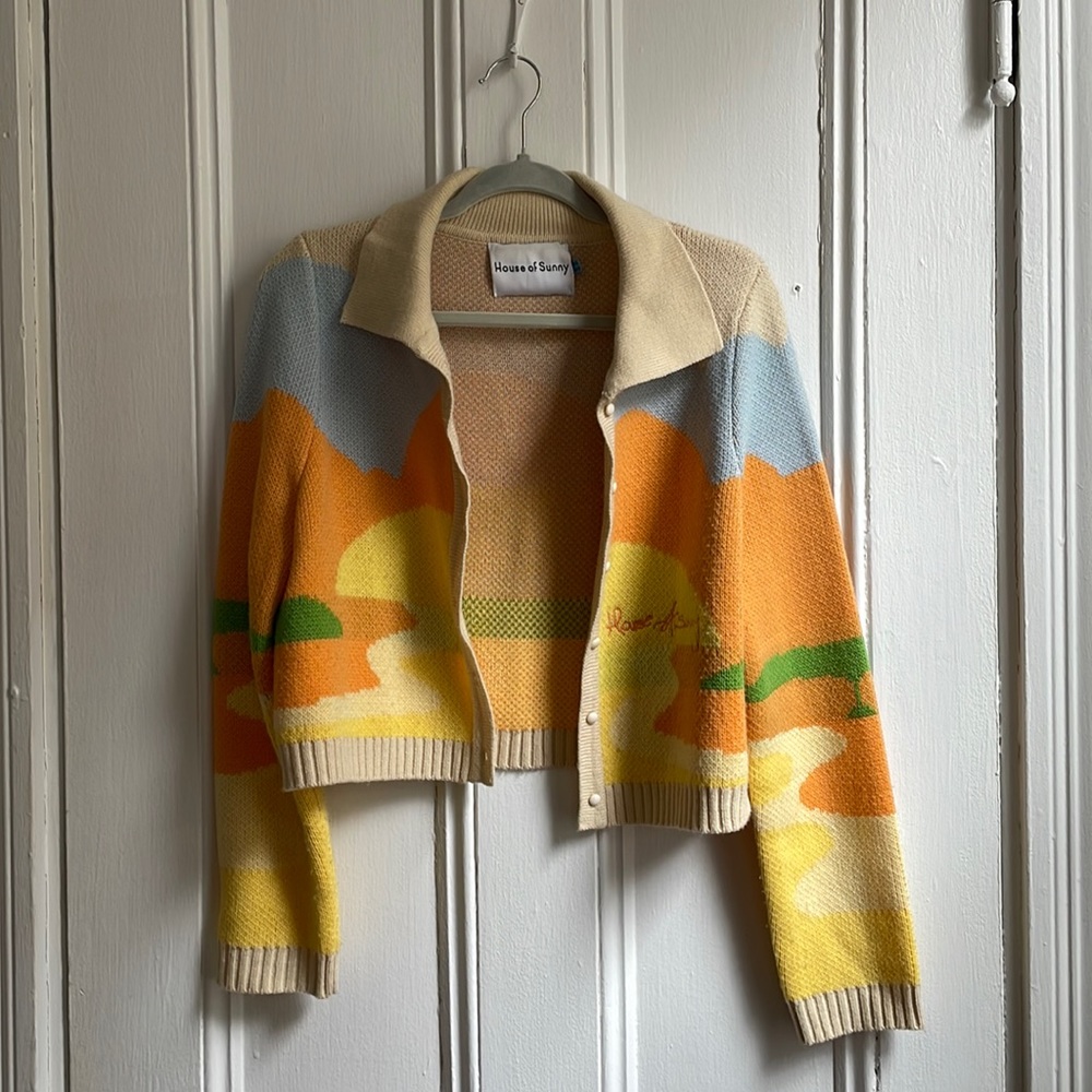 House of Sunny Sunset Knit Cardigan